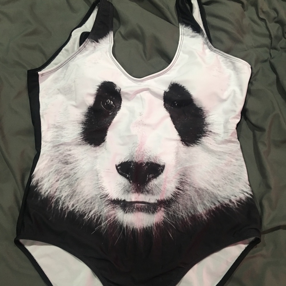 Plus Panda One Piece Swimsuit